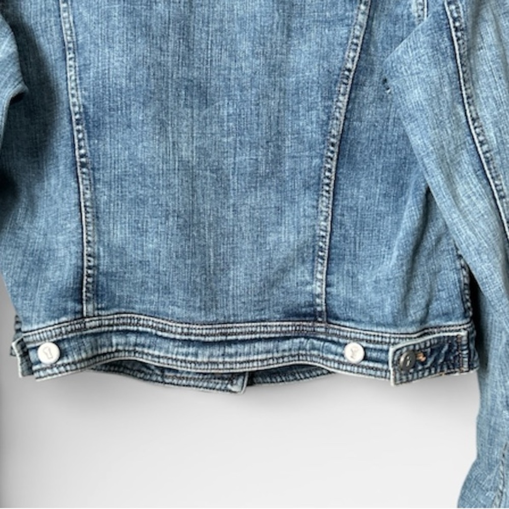 Anthropologie Pilcro and the Letterpress Jean Jacket sz XL - Picture 5 of 6